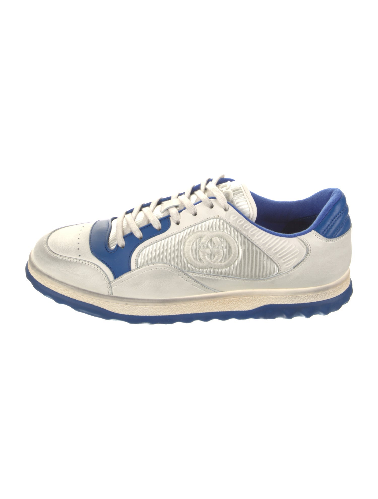 Gucci Interlocking G Logo Leather Sneakers