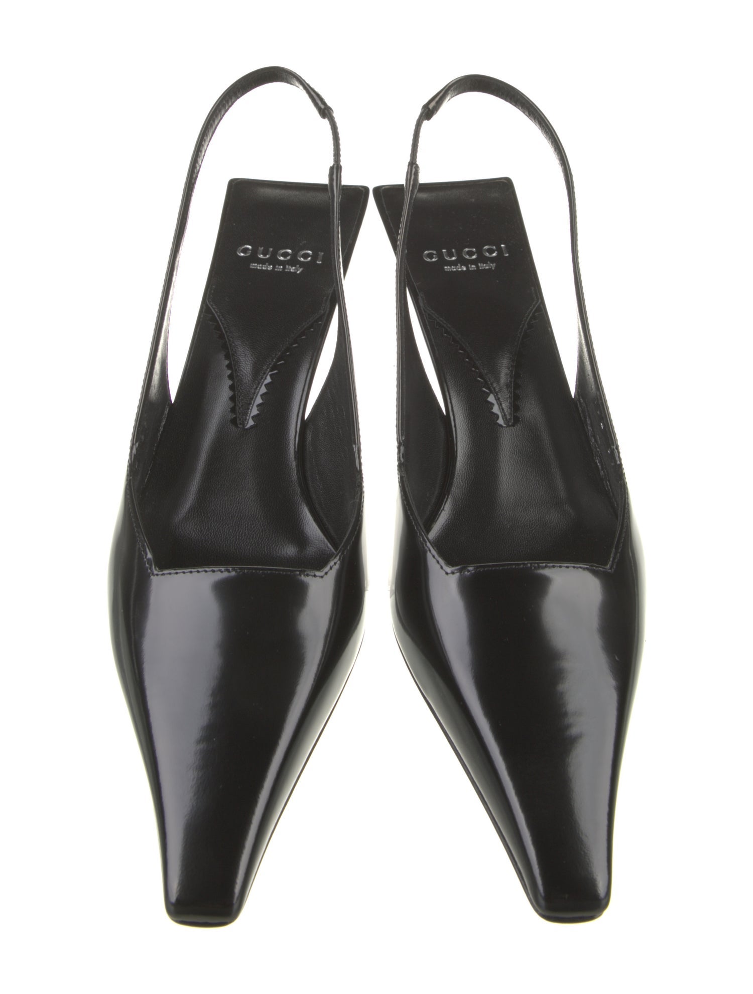 Gucci Leather Slingback Pumps