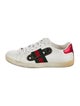 Gucci Web Accent Leather Sneakers