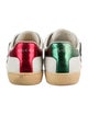 Gucci Web Accent Leather Sneakers