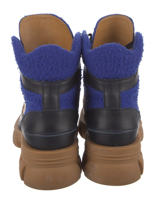 Gucci Sukey Logo Wool Hiking Boots