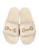 Gucci Horsebit Accent Leather Slides