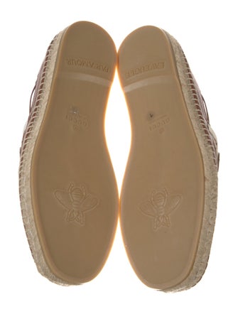 Gucci Canvas Printed Espadrilles w/ Tags