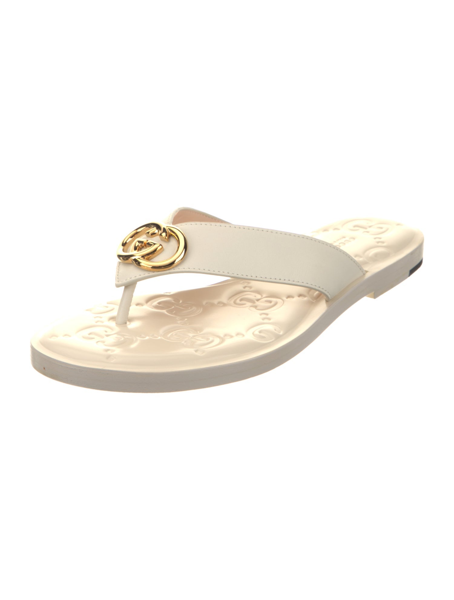 Gucci Leather Slides