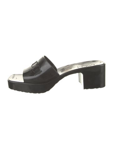 Gucci Sandals Rubber Slides IT 38 | 8