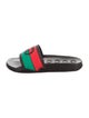 Gucci Rubber Lace Pattern Slides