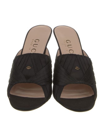 Gucci Satin Slides