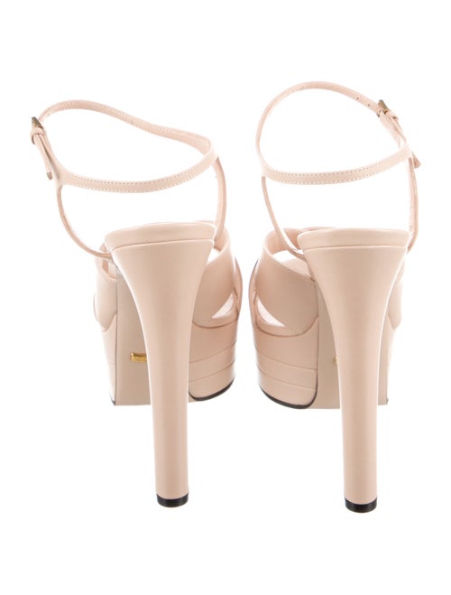 Gucci Leather Slingback Sandals