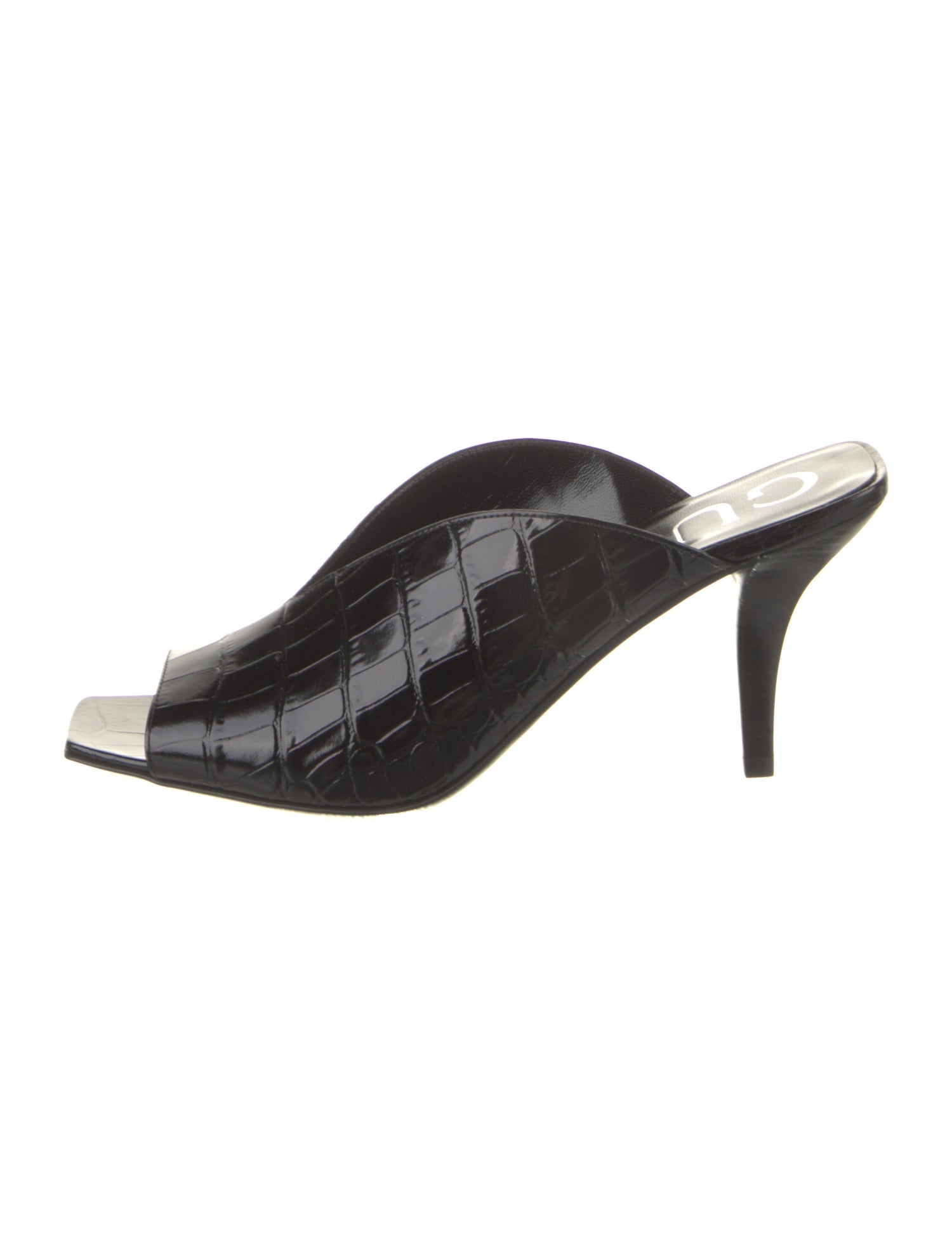 Gucci Patent Leather Mules