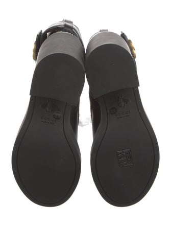 Gucci Double G Logo Canvas Combat Boots