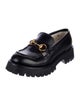 Gucci Horsebit Accent Leather Loafers