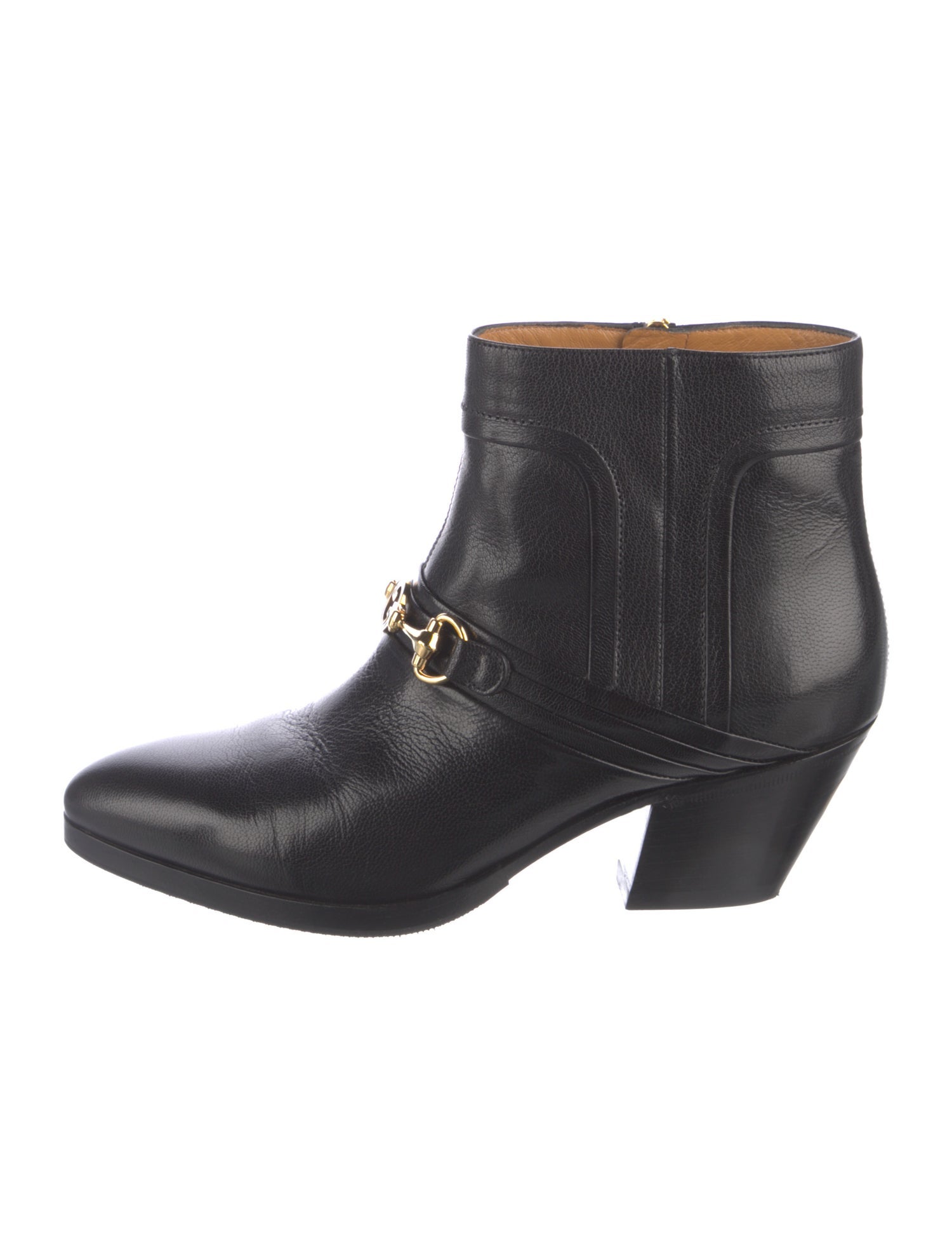 Gucci Zahara Horsebit Accent Moto Boots