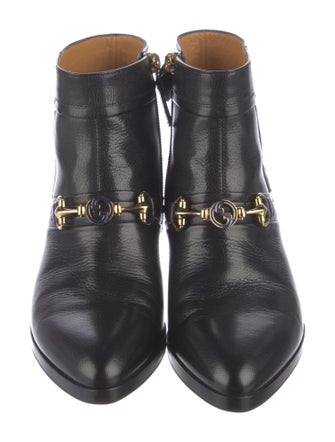 Gucci Zahara Horsebit Accent Moto Boots