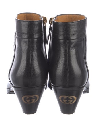 Gucci Zahara Horsebit Accent Moto Boots