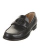 Gucci Interlocking G Logo Leather Loafers