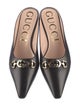 Gucci Interlocking G Horsebit Leather Mules