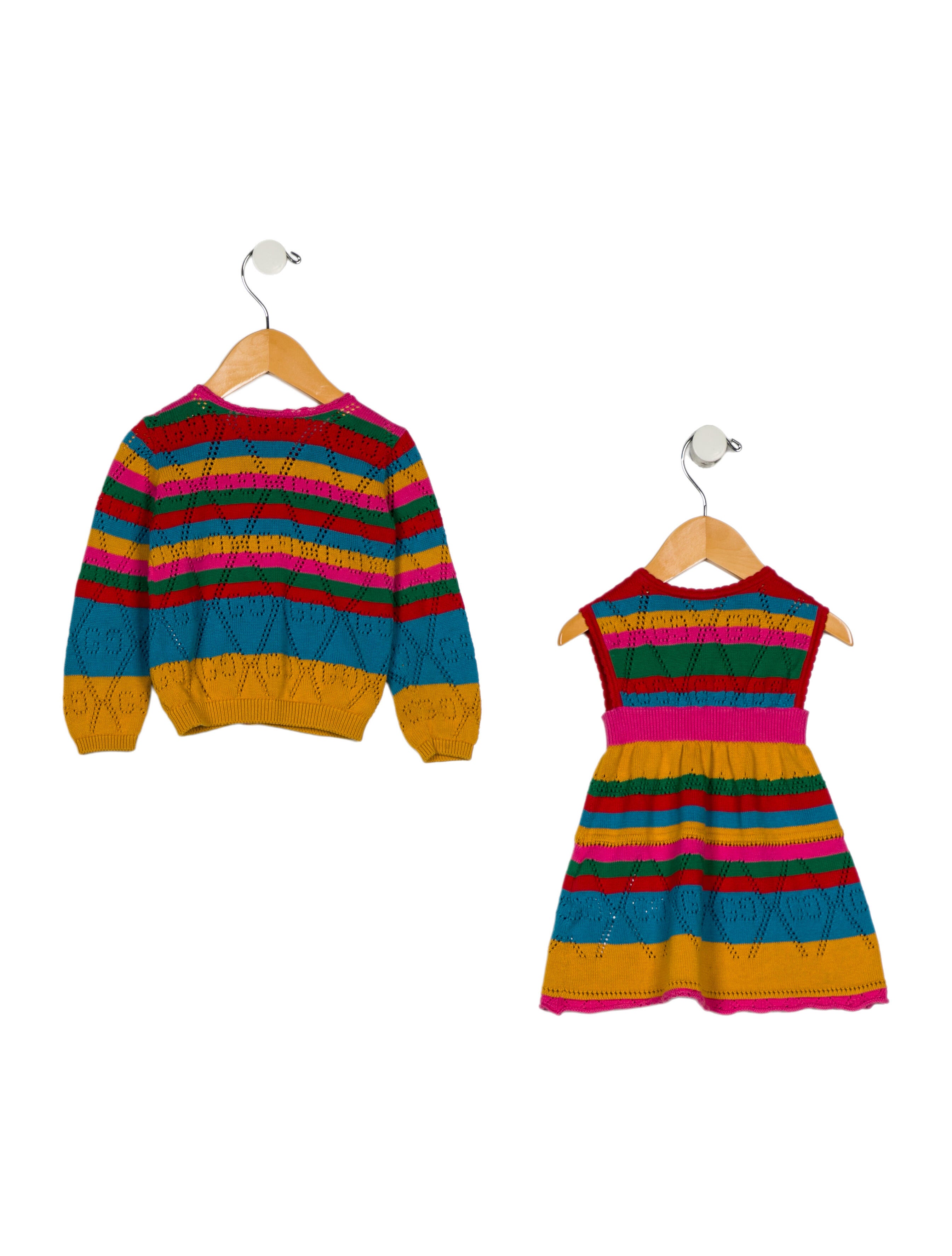 Gucci Infant Girls' Printed Knit Two Piece Dress Set