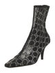 Gucci Mesh Printed Boots