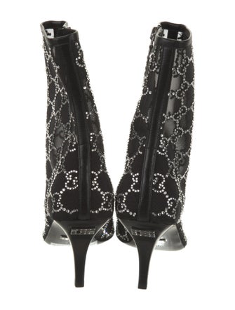 Gucci Mesh Printed Boots