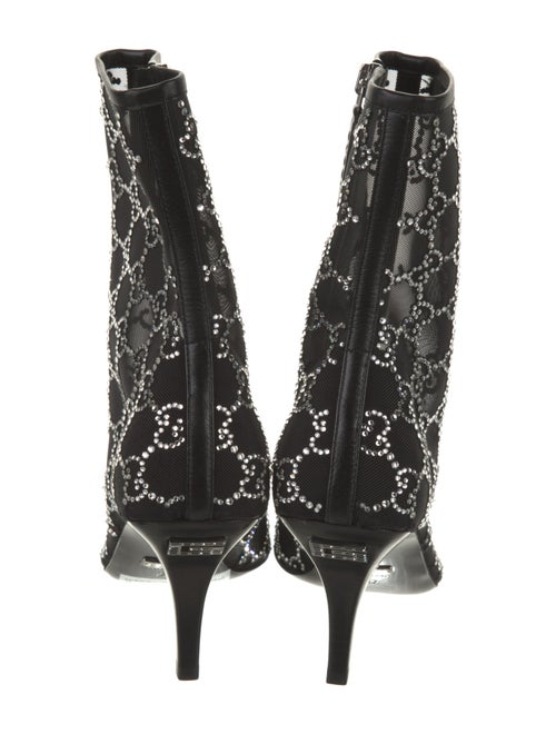 Gucci Mesh Printed Boots