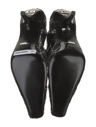 Gucci Mesh Printed Boots