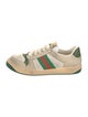 Gucci Leather Colorblock Pattern Sneakers