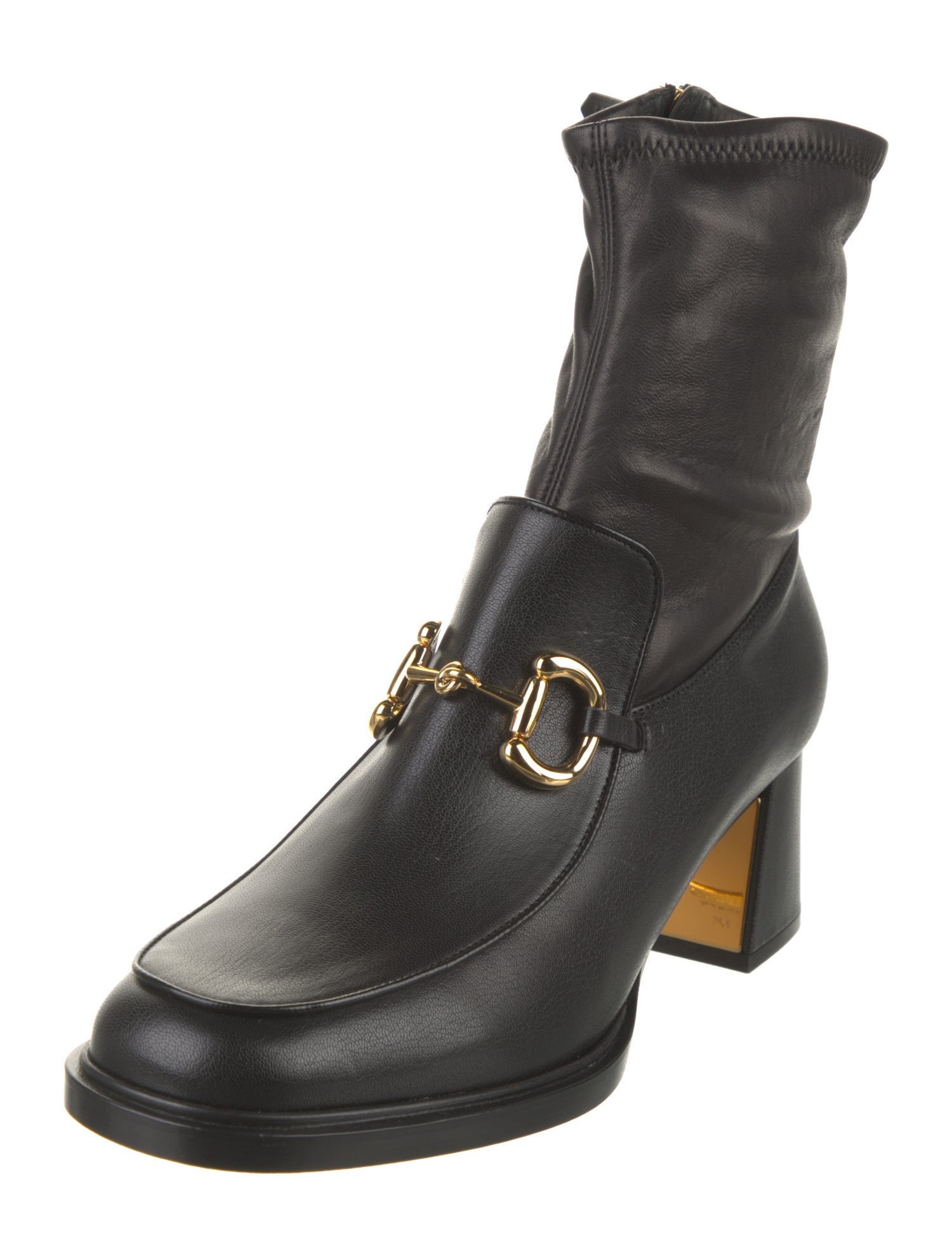 Gucci Horsebit Accent Leather Boots