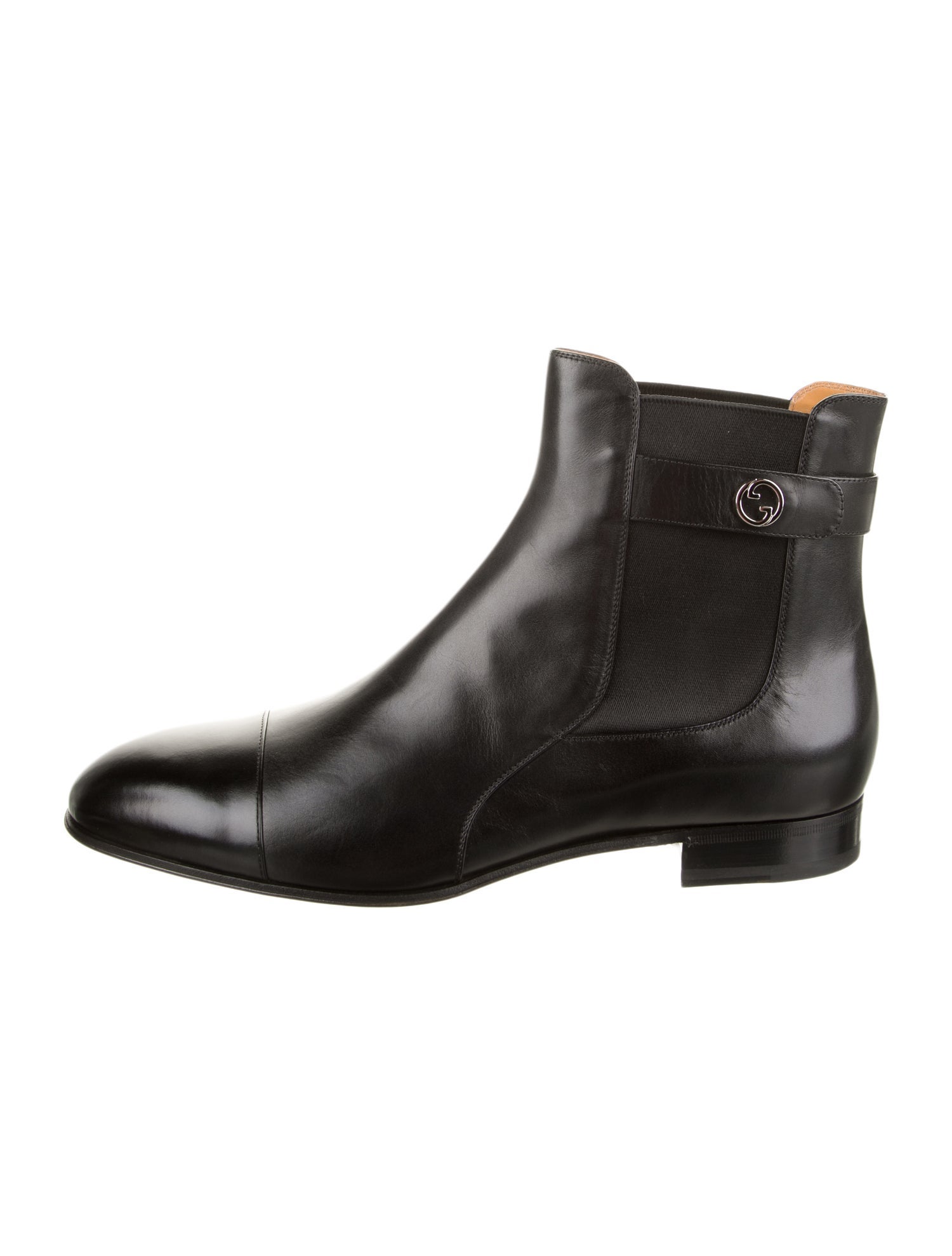 Gucci Leather Chelsea Boots