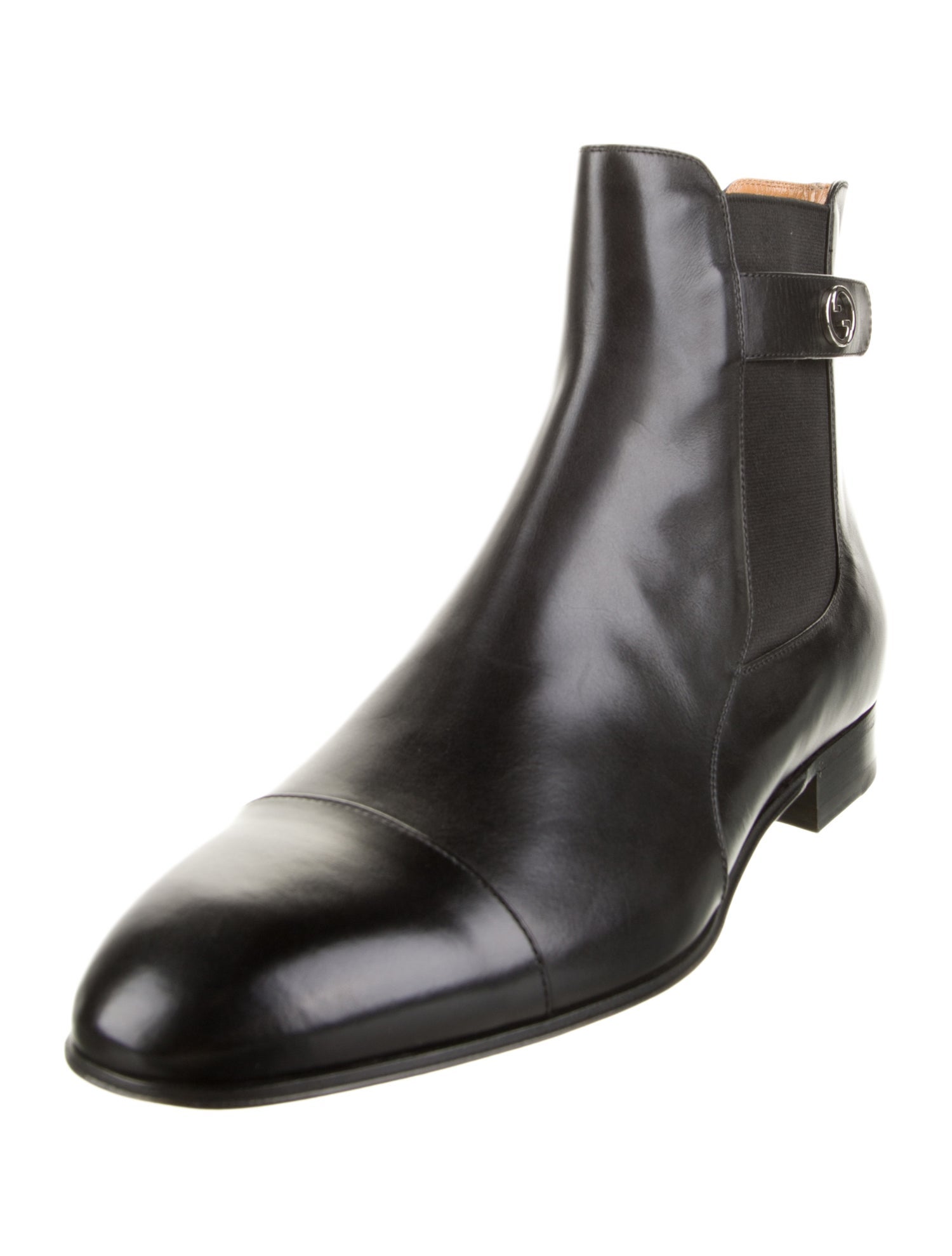 Gucci Leather Chelsea Boots