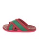 Gucci Web Accent Rubber Slides