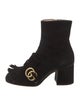 Gucci Running GG Logo Suede Boots