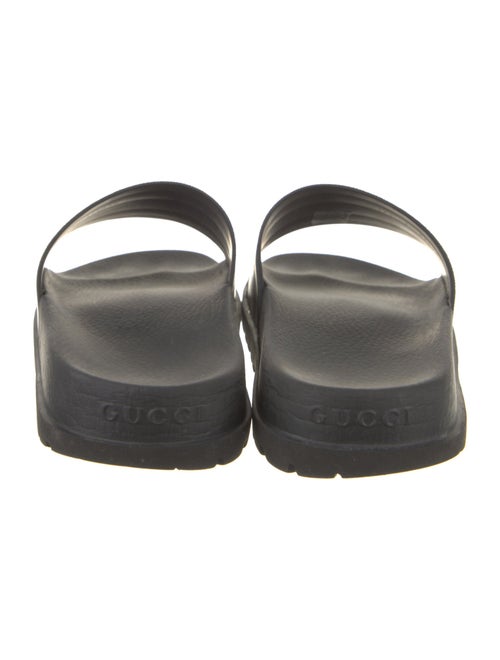 Gucci Web Accent Rubber Slides