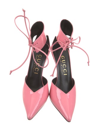 Gucci Patent Leather D'Orsay Pumps