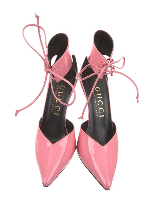 Gucci Patent Leather D'Orsay Pumps