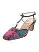 Gucci Patterned T-Strap Pumps