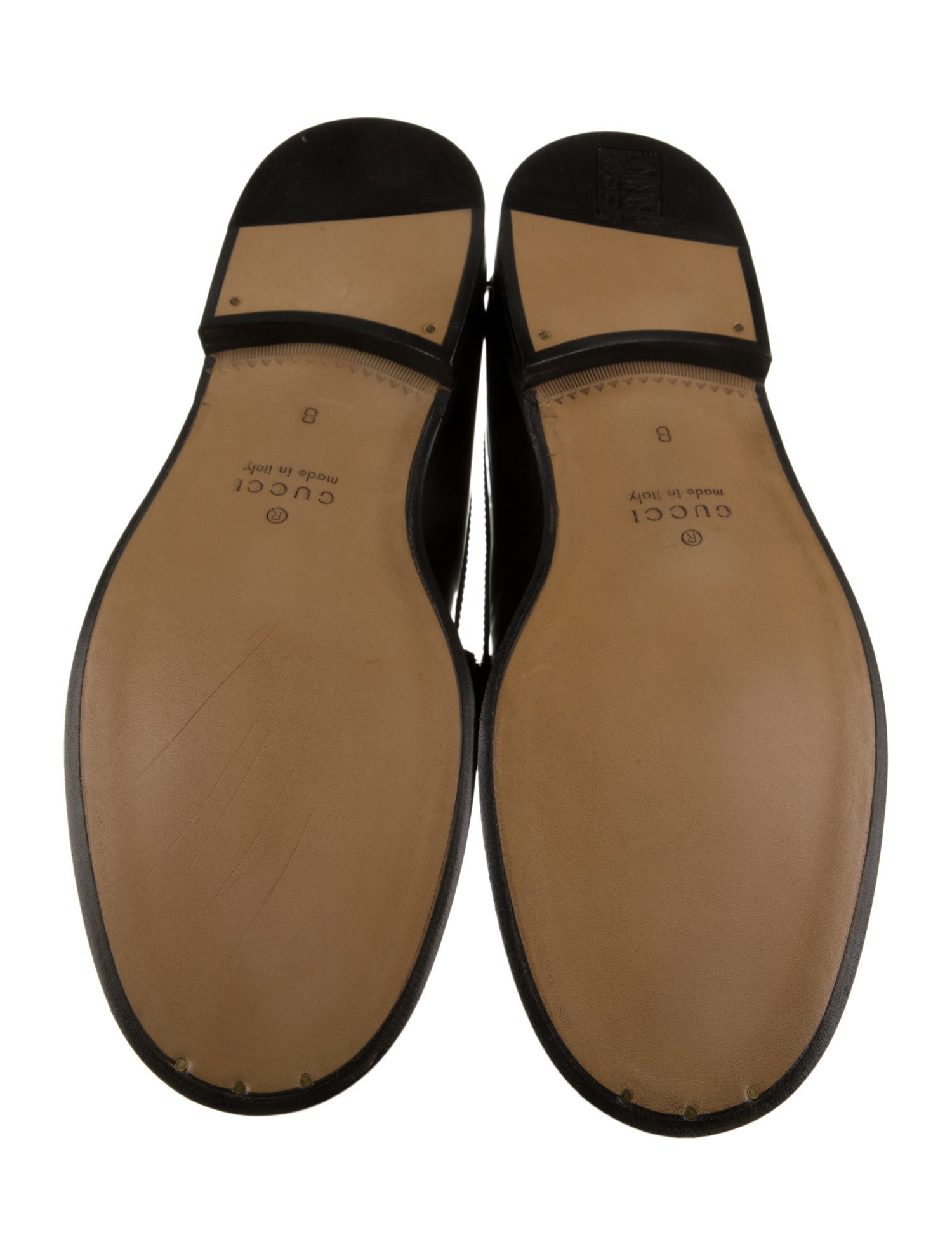 Gucci Horsebit Accent Patent Leather Dress Loafers