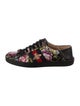 Gucci Sylvie Web Accent Satin Sneakers