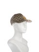 Gucci Logo Print Python-Trimmed Baseball Cap