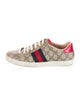 Gucci GG Supreme Leather Trim Embellishment Sneakers