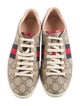 Gucci GG Supreme Leather Trim Embellishment Sneakers