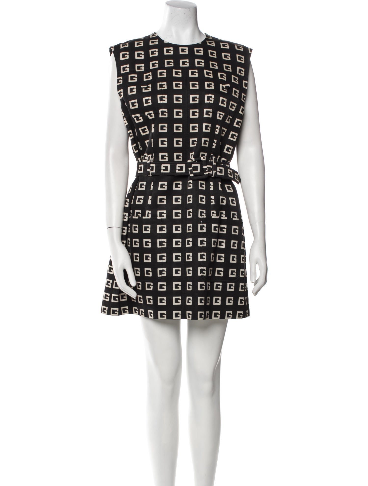 Christian Dior Printed Mini Dress - Blue Dresses, Clothing