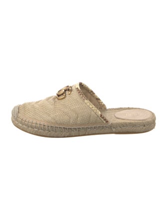 Gucci Raffia Mules