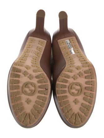 Gucci GG Signature Leather Lace-Up Boots