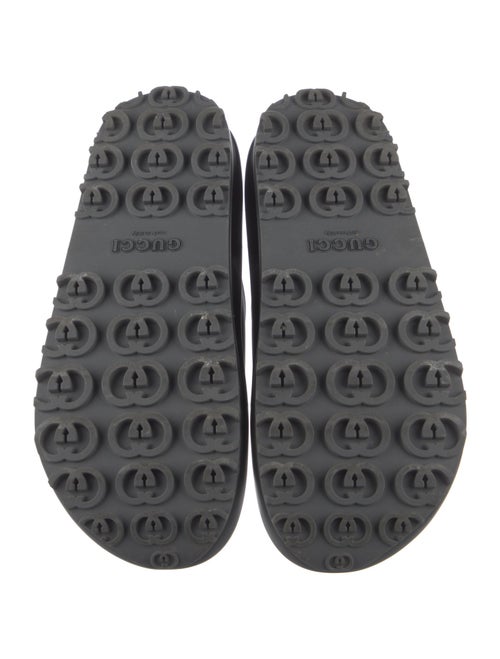 Gucci Interlocking G Logo Rubber Slides