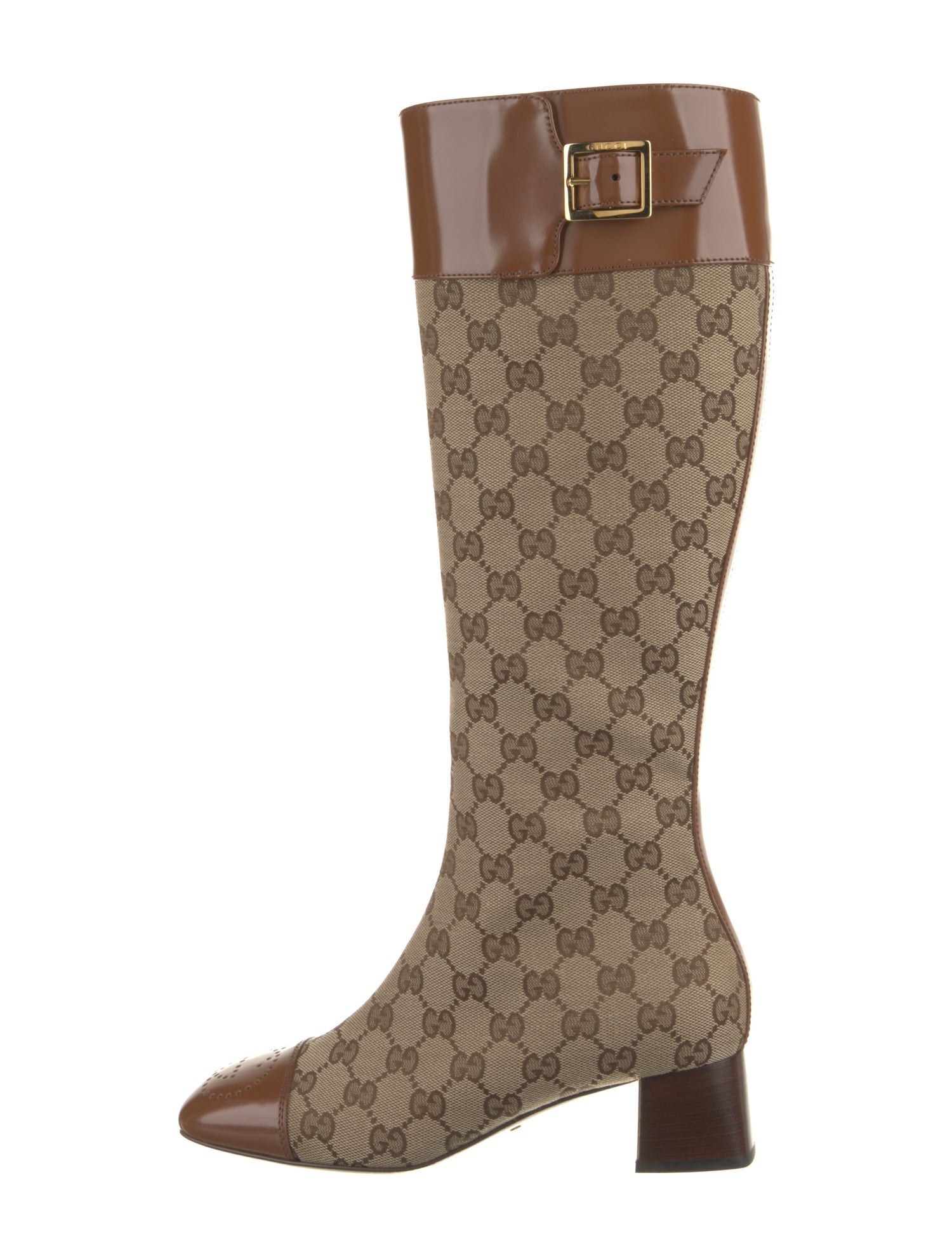 Gucci GG Canvas Canvas Rain Boots