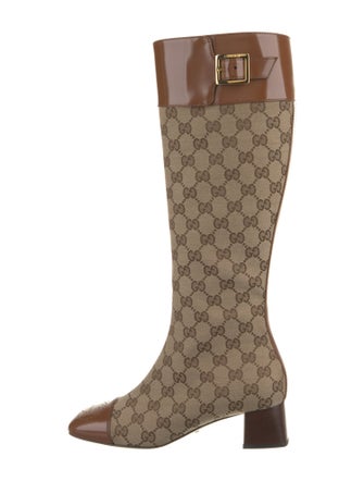 Gucci GG Canvas Canvas Rain Boots
