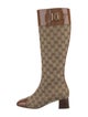 Gucci GG Canvas Canvas Rain Boots