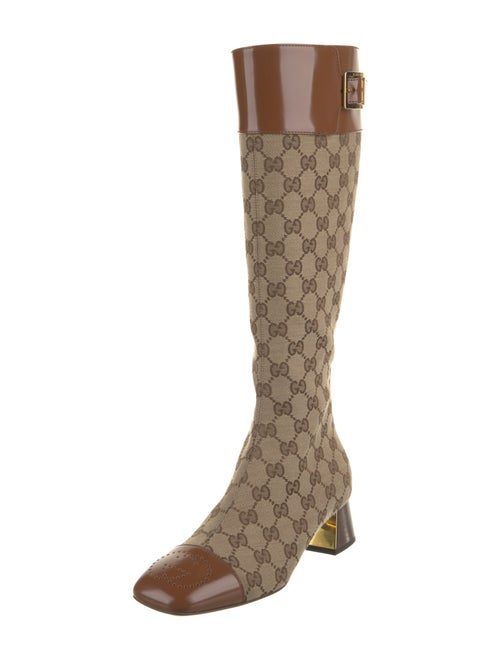 Gucci GG Canvas Canvas Rain Boots