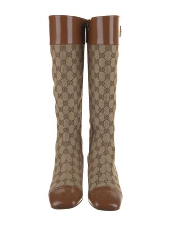 Gucci GG Canvas Canvas Rain Boots