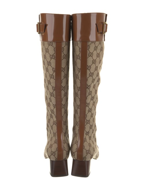 Gucci GG Canvas Canvas Rain Boots